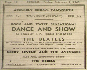 The Beatles at the Assembly Rooms - 01/02/63