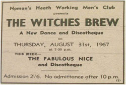 The Witches Brew - A New Dance and Discotheque