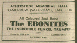 The Ebonites (All coloured soul band)