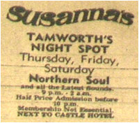 30/11/74 - Susanna’s, Northern Soul