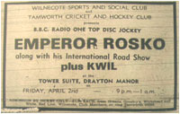 02/04/76 - Emperor Rosko and Kwil,Drayton Manor, Tower Suite