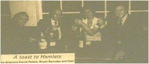 Hamlets Wine Bar – Opening 28th September 1976