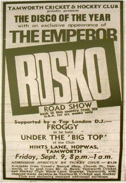 Emperor Rosko in Tamworth