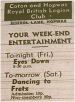 04/02/78 - Fretz, Coton and Hopwas British Legion Club