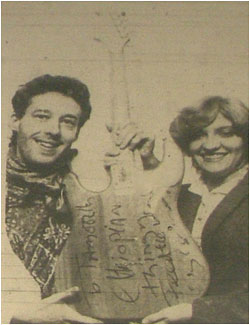 Caption: Ian Gibbons and Lorna Ring – the people behind the Herald’s unique competition.