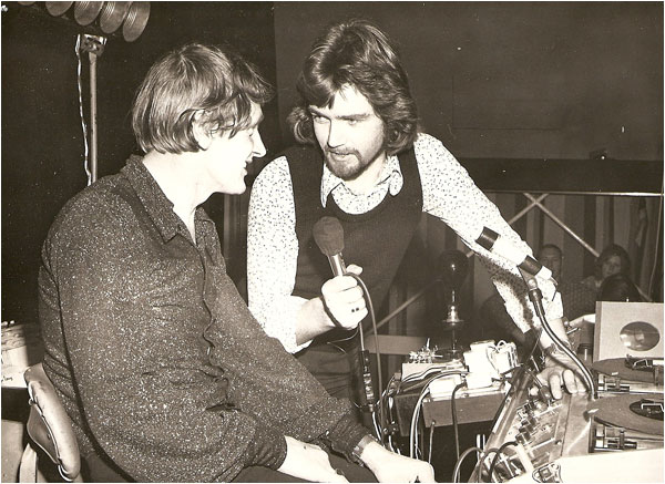 Burntwood Baths - Johnny Slade and Noel Edmonds.