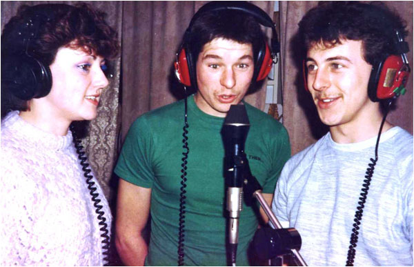 This is at Steve Adams' place at Birchmoor and is a photo from the second Dream Factory demo session, "The Game Of Life" in February 1984.