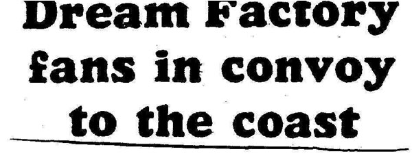 Headline taken from the EVENING MAIL on Thursday September 13, 1984.