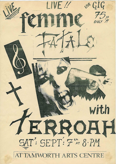 Tamworth Arts Centre : Poster : 07/09/85
