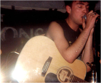 Vindaloo Breakfast's first gig at Tamworth Arts Centre circa late '89 - (Chris Groucott).